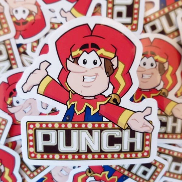 Rob Demers Art - Chocking Hazard Punch Sticker
