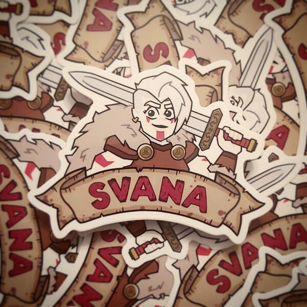 Rob Demers Art - Chocking Hazard Svana Sticker