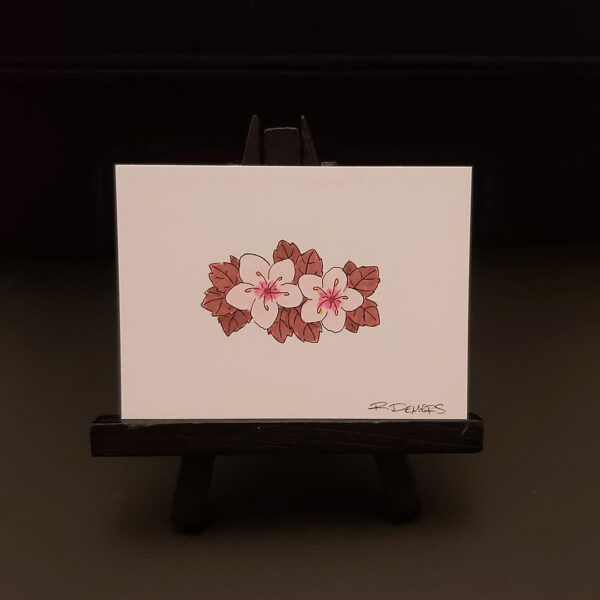 Rob Demers Art - Sketch Card Portfolio - Flowers