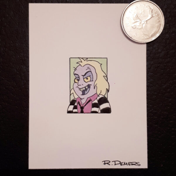 Rob Demers Art - Sketch Card Portfolio - Beetlejuice