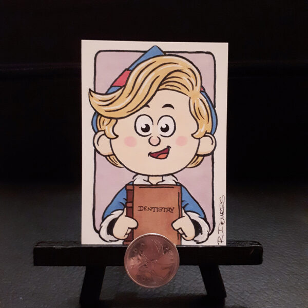 Rob Demers Art - Sketch Card Portfolio - Rudolph Elf