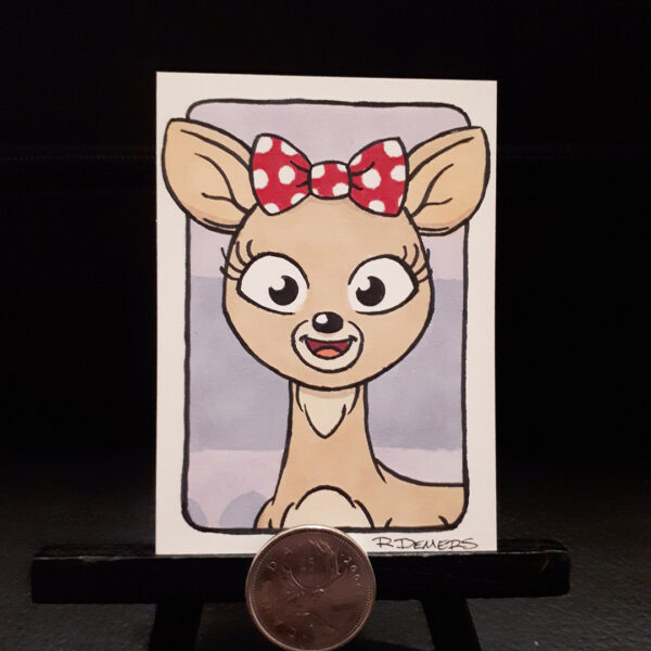 Rob Demers Art - Sketch Card Portfolio - Rudolph Clarice