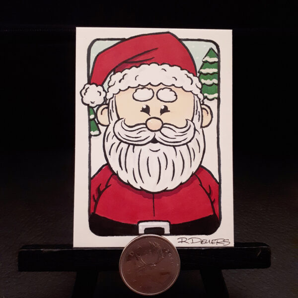 Rob Demers Art - Sketch Card Portfolio - Santa Clause