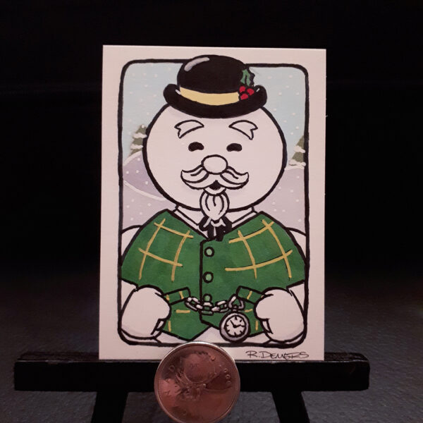 Rob Demers Art - Sketch Card Portfolio - Frosty The Snowman