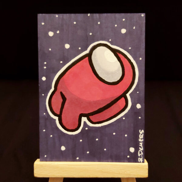 Rob Demers Art - Sketch Card Portfolio - Among Us