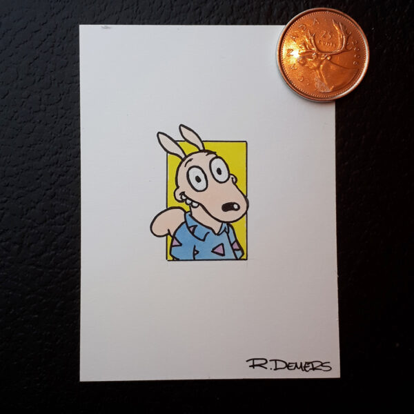 Rob Demers Art - Sketch Card Portfolio - Rocko's Modern Life