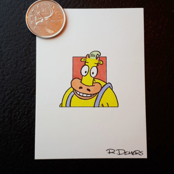 Rob Demers Art - Sketch Card Portfolio - Rocko's Modern Life Heffer