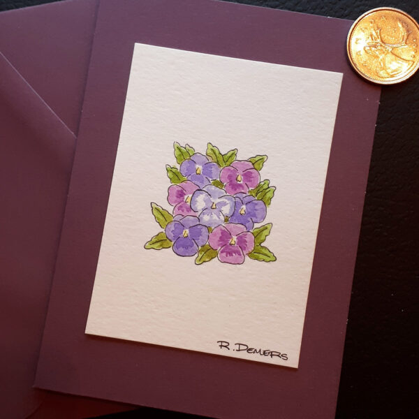 Rob Demers Art - Sketch Card Portfolio - Flowers