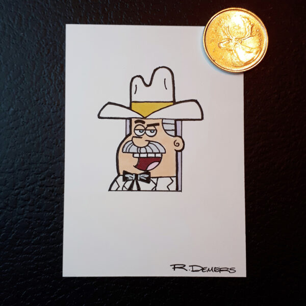 Rob Demers Art - Sketch Card Portfolio - Doug Dimmadome