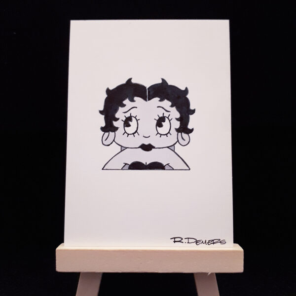 Rob Demers Art - Sketch Card Portfolio - Betty Boop