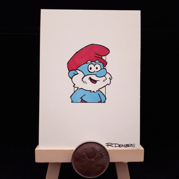 Rob Demers Art - Sketch Card Portfolio - Smurf