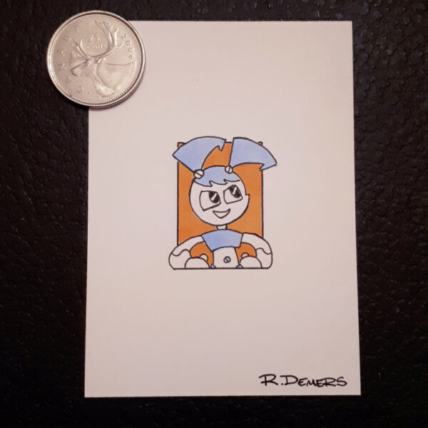 Rob Demers Art - Sketch Card Portfolio - Jenny The Teenage Robot