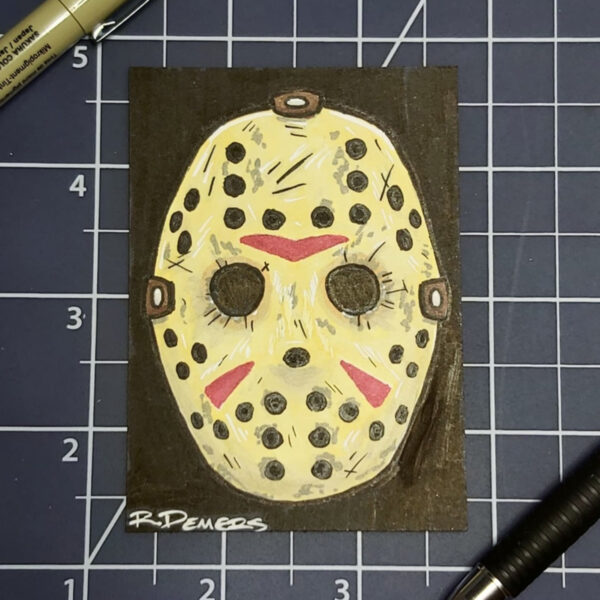 Rob Demers Art - Jason Vorhees Sketch Card