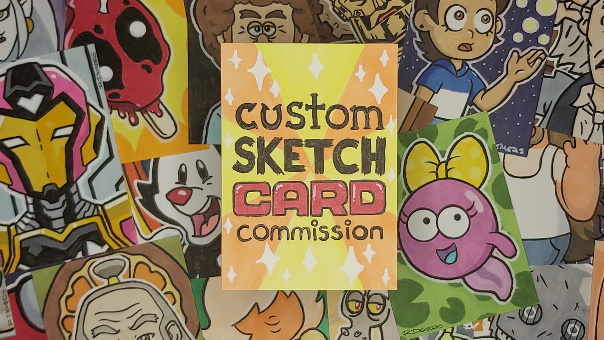 Rob Demers Art - Slider - Custom Sketch Card Commissions