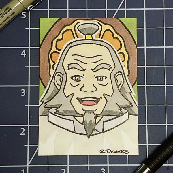 Rob Demers Art - Uncle Iroh Sketch Card