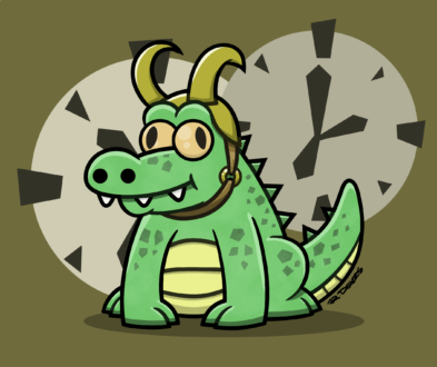 Rob Demers Art - Digital Art Portfolio - Alligator Loki