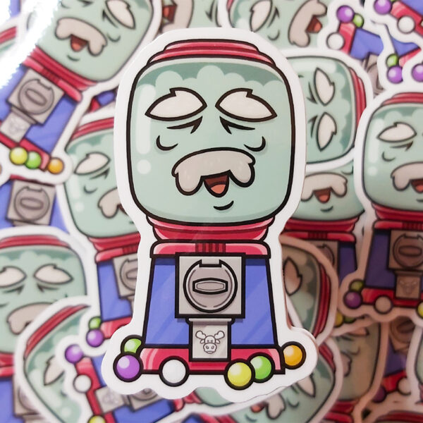 Rob Demers Art - Gumball Machine Sticker