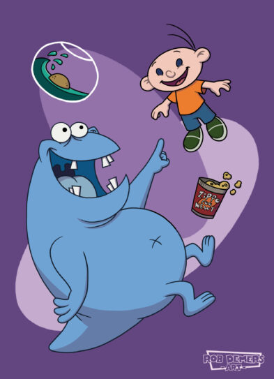 Rob Demers Art - Digital Art Portfolio - Ned's Newt