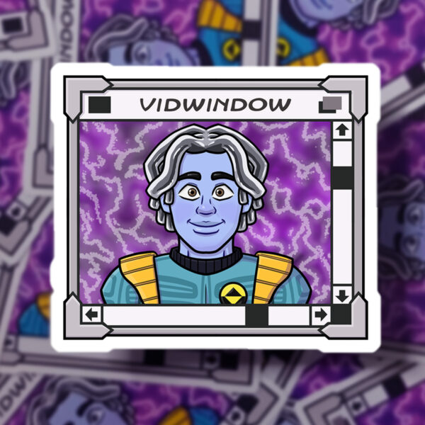 Rob Demers Art - Vidwindow Bob Stickers