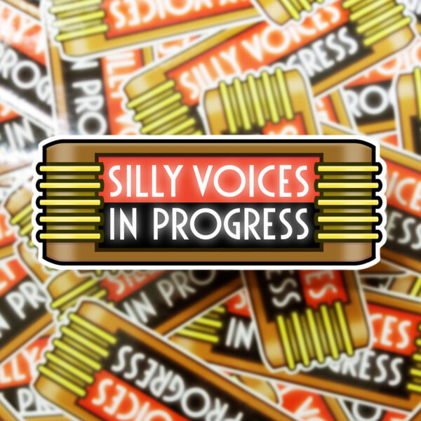 Rob Demers Art - Silly Voices in Progress Stickers