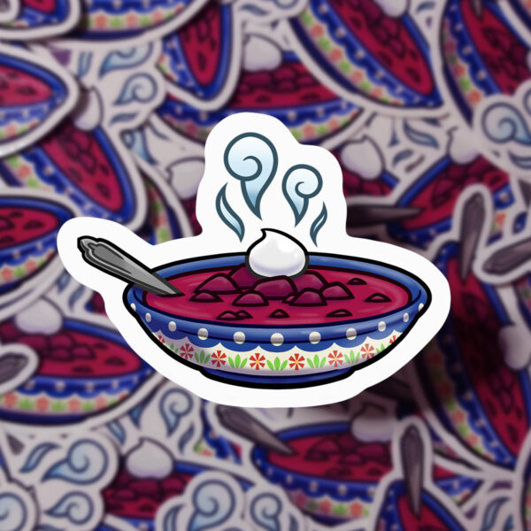 Rob Demers Art - Polish Beet Soup Stickers