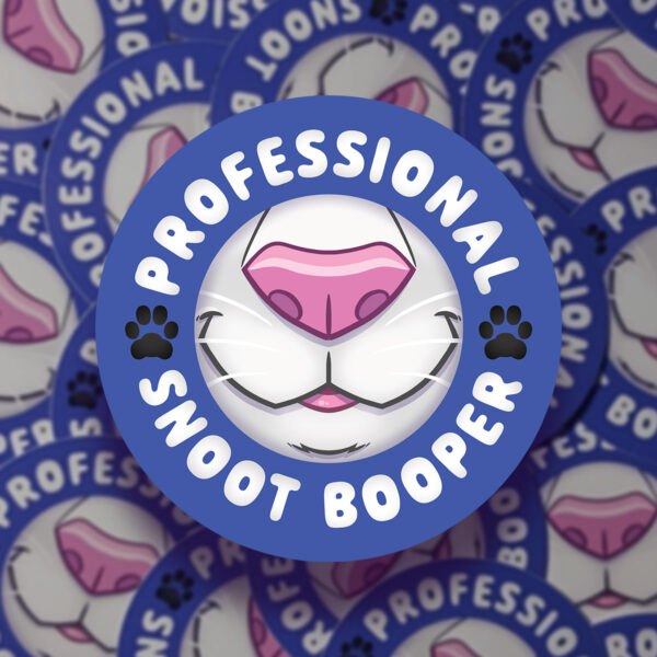 Rob Demers Art - Professional Snoot Booper Cat Version Stickers