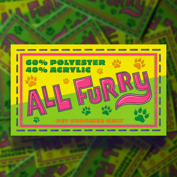 Rob Demers Art - All Furry Stickers