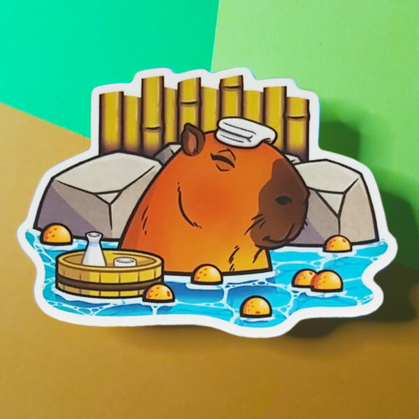 Rob Demers Art - Capybara Onsen Stickers