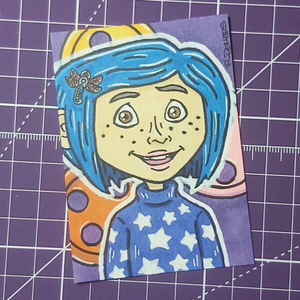 Coraline Sketch Card