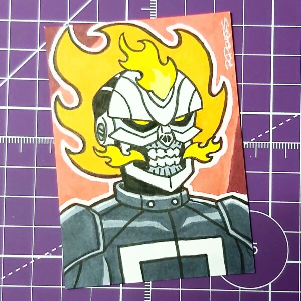 Ghost Rider Sketch Card
