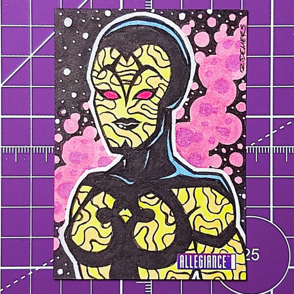 Infinity sketch card