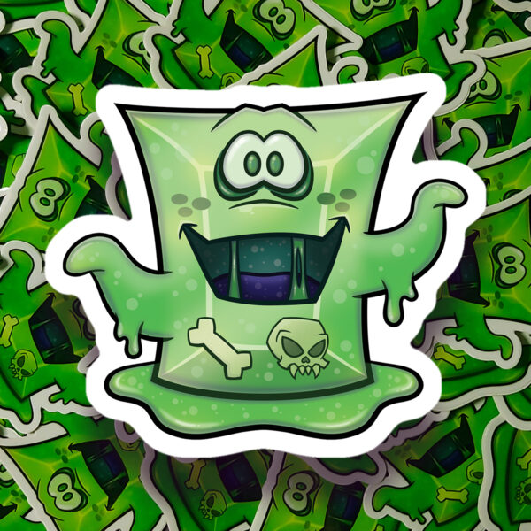 Rob Demers Art - Gelatinous Cube Stickers