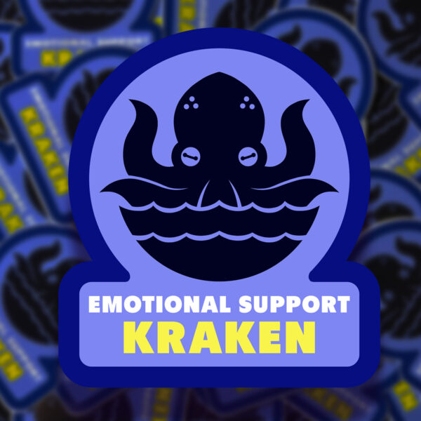 Rob Demers Art - Emotional Support Kraken Stickers