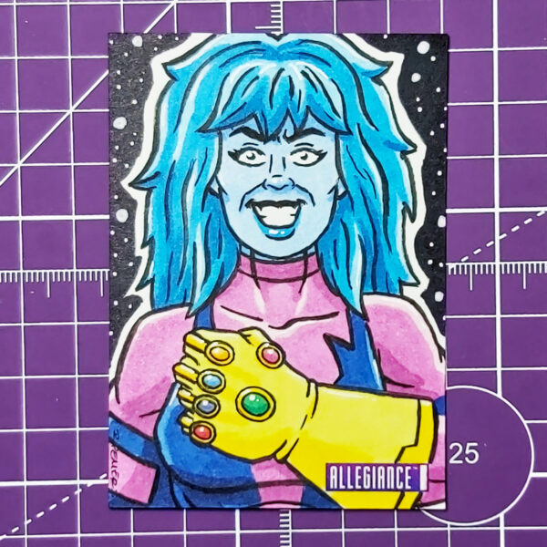Nebula sketch card