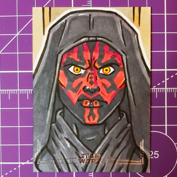 Darth Maul sketch card