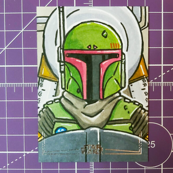 Boba Fett sketch card