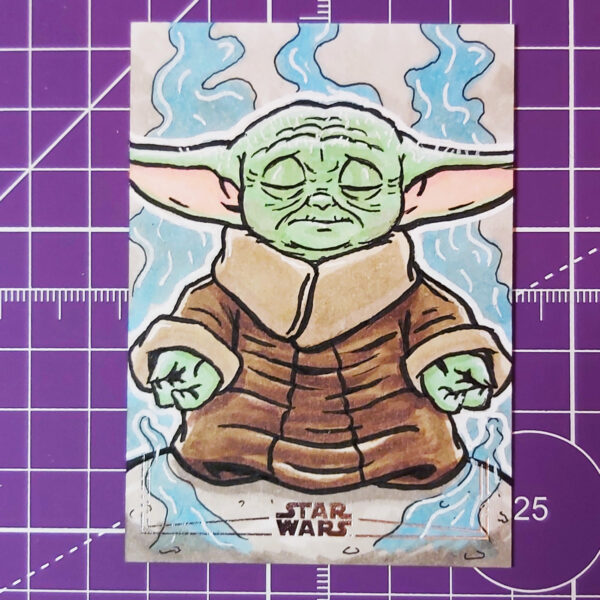 Grogu sketch card