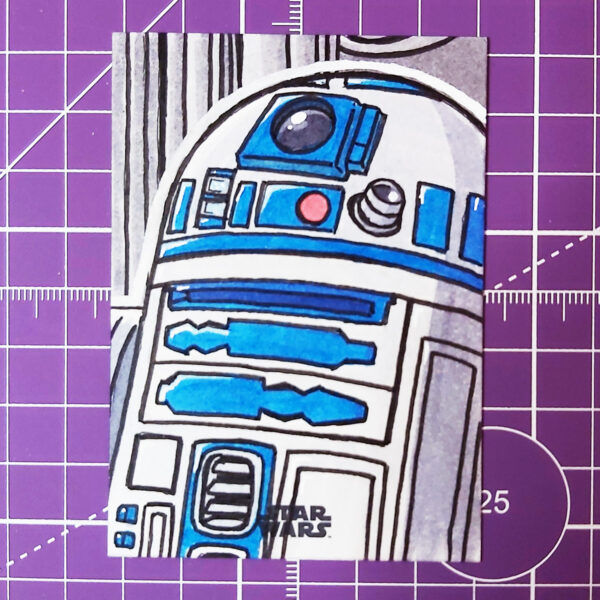 R2-D2 sketch card