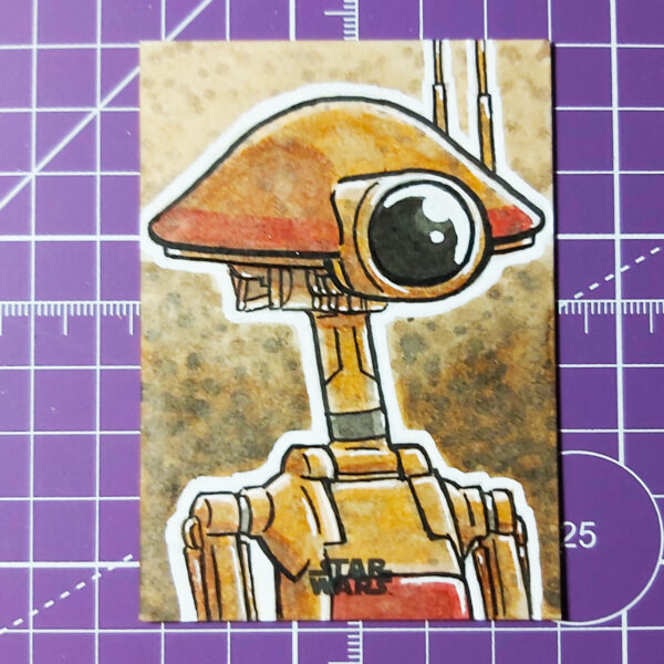 Pit Droid sketch card