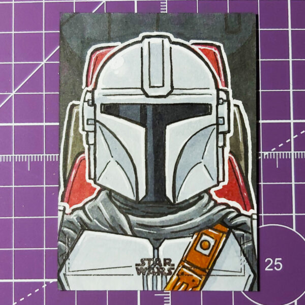 Din Djarin sketch card