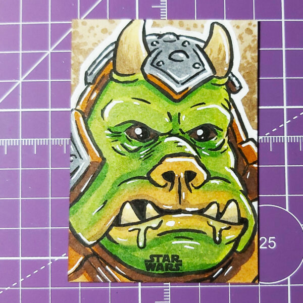 Ghana Gleemort sketch card
