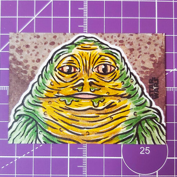 Jabba the Hutt sketch card