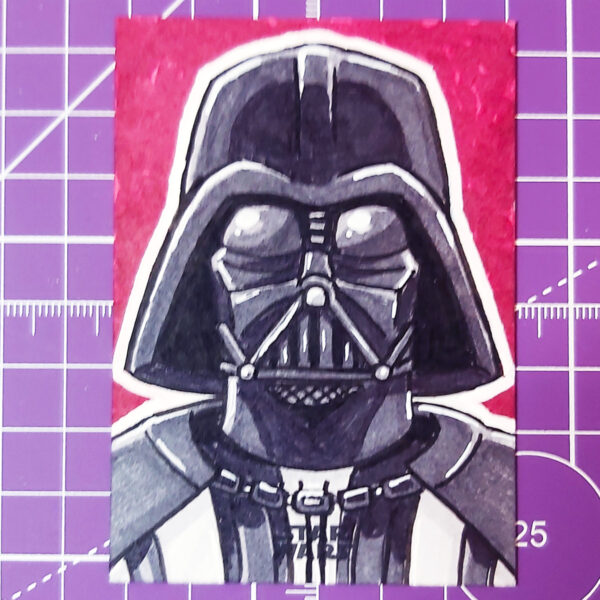 Darth Vader sketch card