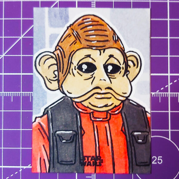 Nien Nunb sketch card