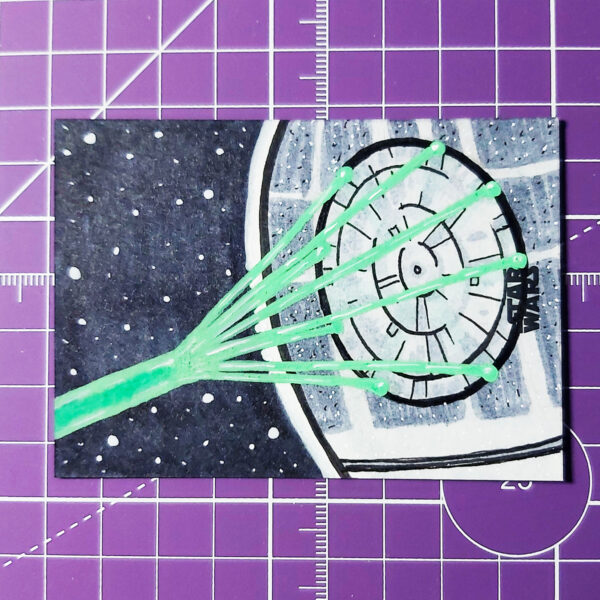 Death Star sketch card
