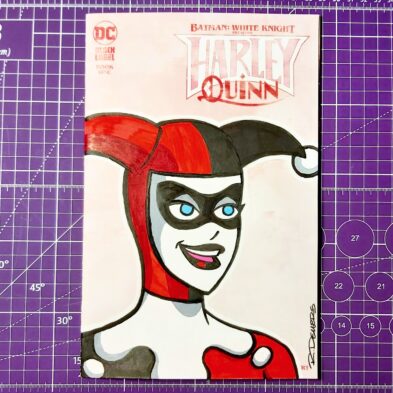 Harley Quinn sketch cover