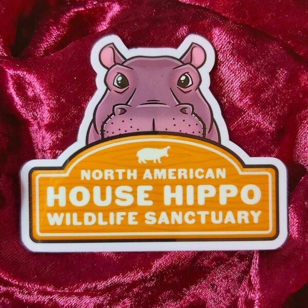 Rob Demers Art - House Hippo Wildlife Sanctuary Magnets