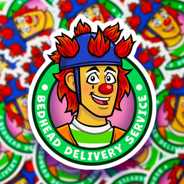Rob Demers Art - Bedhead Delivery Service Stickers