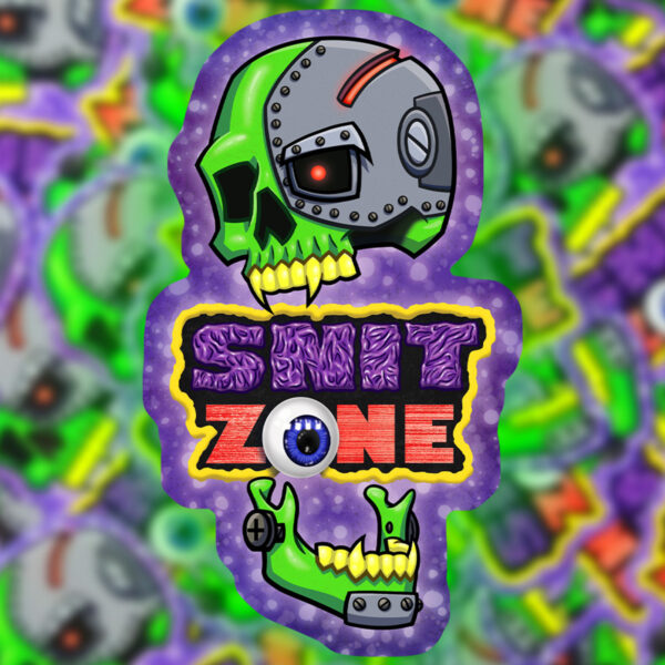 Rob Demers Art - Snit Zone Skull Stickers