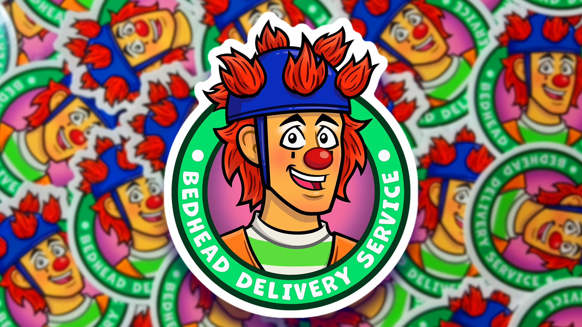 Rob Demers Art - Slider - Bedhead Delivery Service Stickers
